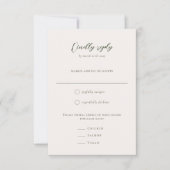 Cartons Réponse Romantique Baroque Floral Peinture Mariage (Devant)