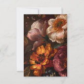 Cartons Réponse Romantique Baroque Floral Peinture Mariage (Dos)