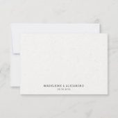 Cartons Réponse Romantique Cerisier rose fleuri chic floral (Dos)