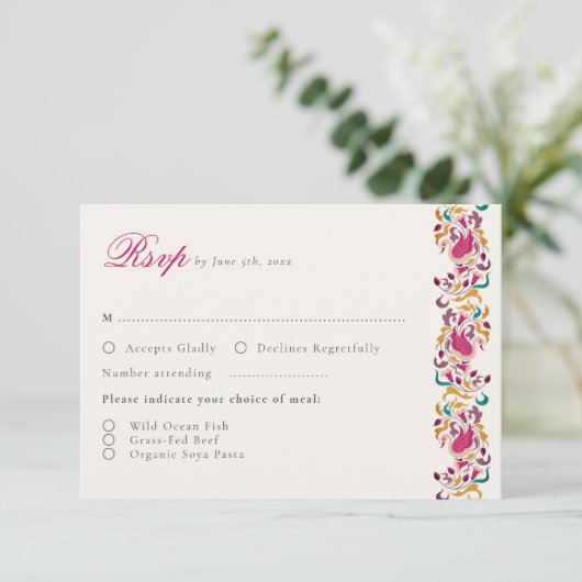 Cartons Réponse Romantique classique Pearl Swan Mariage de cadre f (Debout devant)