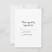 Cartons Réponse Rose de pays rose et Bottes de garçon Mariage de l (Dos)