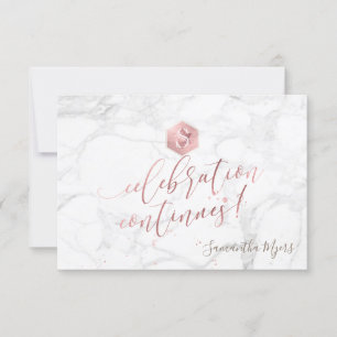 Cartons Réponse Rose Gold Honeypeb Bat mitzvah Célébration ✡