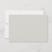 Cartons Réponse Rose Ivory Sonnet Formel Classique Code QR Mariage (Dos)