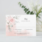 Cartons Réponse Rose pastel Roses rose pâle Aquarelle Laver (Debout devant)