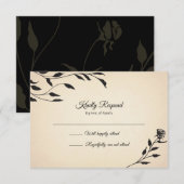 Cartons Réponse Rose victorien (Devant / Derrière)