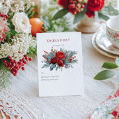 Cartons Réponse Roses aquarelles Bourgogne & blush