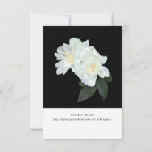 Cartons Réponse Roses d'Escalades noirs et blancs (Dos)