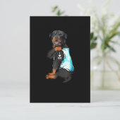 Cartons Réponse Rottweiler I Love Maman Tattoo (Debout devant)