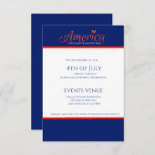 Cartons Réponse Rouge, blanc, bleu, drapeau, étoiles, flèches, 4 j (Devant / Derrière)