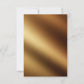 Cartons Réponse Rouge Bourgogne Blush Floral Gold Script Wedding R (Dos)