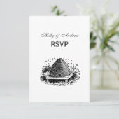 Cartons Réponse Ruche et Abeilles #1 Héraldique Vintage (Debout devant)