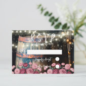 Cartons Réponse Russe Whiskey Barrel extérieur Mariage (Debout devant)