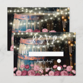 Cartons Réponse Russe Whiskey Barrel extérieur Mariage (Devant / Derrière)