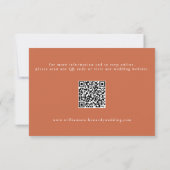 Cartons Réponse Rustic Fall Country Barn String Mariage (Dos)