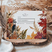 Cartons Réponse Rustic Fall quitte Mariage