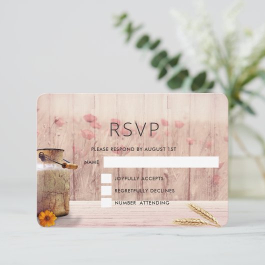 Cartons Réponse Rustic Milk (Debout devant)