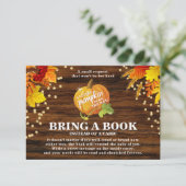 Cartons Réponse Rustic Parties scintillant Citrouille Apporter un  (Debout devant)