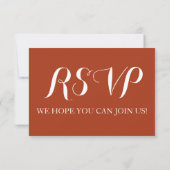 Cartons Réponse Rustique Floral Antlers BOHO Mariage (Dos)