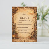 Cartons Réponse Rustique Occidental Vintage (Debout devant)