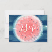 Cartons Réponse Rustique Watermelon Elegant Mariage (Dos)
