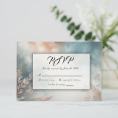 Cartons Réponse Sage et Terracotta Stardust Mariage Ciel (Debout devant)