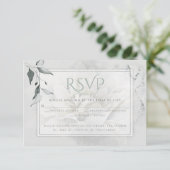 Cartons Réponse Sage Vert Albâtre Feuilleté Dahlia Aquarelle Laver (Debout devant)