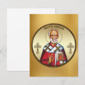 Cartons Réponse Saint Nicolas (Devant / Derrière)