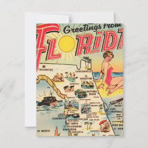 Cartons Réponse Salutations de Floride