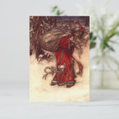 Cartons Réponse Santa Claus Arthur Rackham (Debout devant)