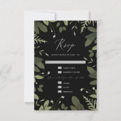 Cartons Réponse Sauvage et vert (Devant)