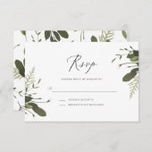 Cartons Réponse Sauvage et vert (Devant / Derrière)