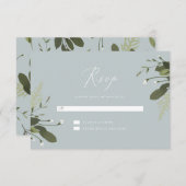 Cartons Réponse Sauvage et vert (Devant / Derrière)