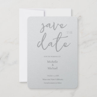 Cartons Réponse Script Calligraphie Mariage Moderne Enregistrer la