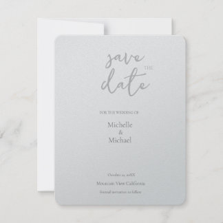 Cartons Réponse Script Calligraphie Mariage Moderne Enregistrer la