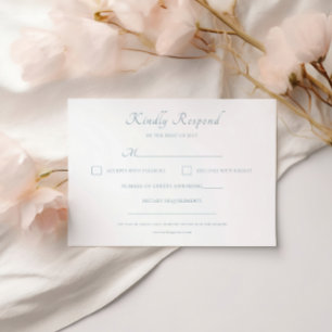 Cartons Réponse Script classique élégant Mariage moderne