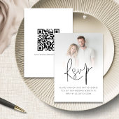 Cartons Réponse Script de superposition de photo moderne QR Code M