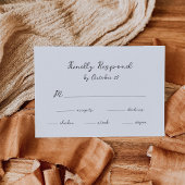 Cartons Réponse Script manuscrit simple en Whimsical | MARIAGE