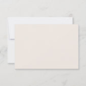Cartons Réponse Script Modern Terracotta & Cream Site Mariage (Dos)