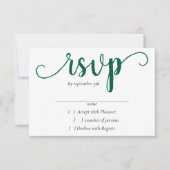 Cartons Réponse Script vert simple | Hunter Flourish N'importe que (Devant)