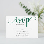 Cartons Réponse Script vert simple | Hunter Flourish N'importe que (Debout devant)