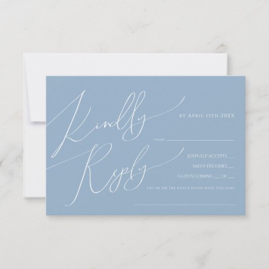 Cartons Réponse Script Whimsical horizontal | Demande de chanson b (Devant)