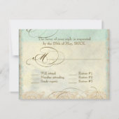 Cartons Réponse Sea Turtle Modern Coastal Ocean Beach Swirls (Devant)