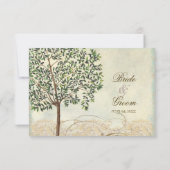 Cartons Réponse Sea Turtle Modern Coastal Ocean Beach Swirls (Dos)