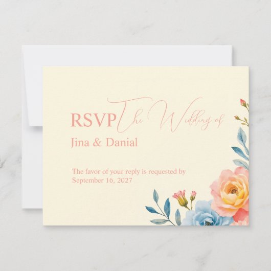 Cartons Réponse Sérénade de jardin (Devant)