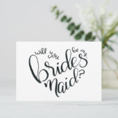 Cartons Réponse Serez-Vous Ma Femme D'Accueil ? - Proposition d'Br (Debout devant)