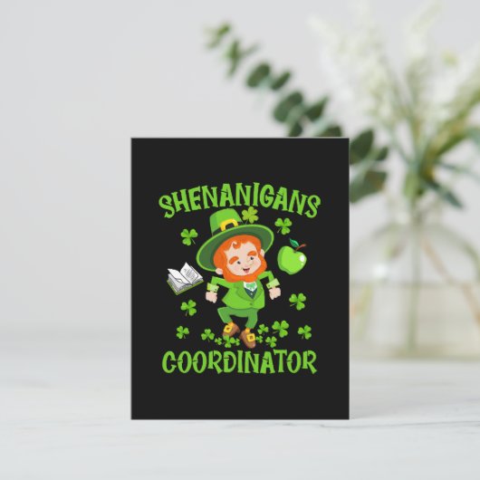 Cartons Réponse Shenanigans Coordonnateur Funny Enseignant St Patr (Debout devant)