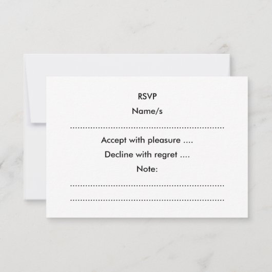 Cartons Réponse Silhouette cycliste. (Dos)