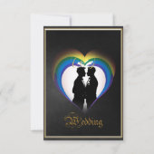 Cartons Réponse Silhouettes gaies élégantes (Dos)