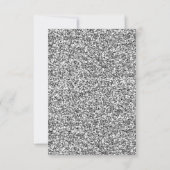 Cartons Réponse Silver Fairytale Princess Carriage Mariage (Dos)