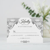 Cartons Réponse Simple architecture Renaissance élégante  (Debout devant)